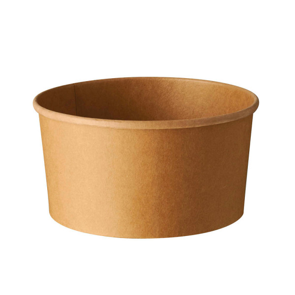 4002911388617 - Einweg Salatschalen pure 1000 ml Ø 150 x H 75 mm 50 Stk biologisch abbaubar nachwachsende Rohstoffe PLA-Beschichtung braun 4002911388617 - Einweg Salatschalen pure 1000 ml Ø 150 x H 75 mm 50 Stk biologisch abbaubar nachwachsende Rohstoffe PLA-Beschichtung braun
