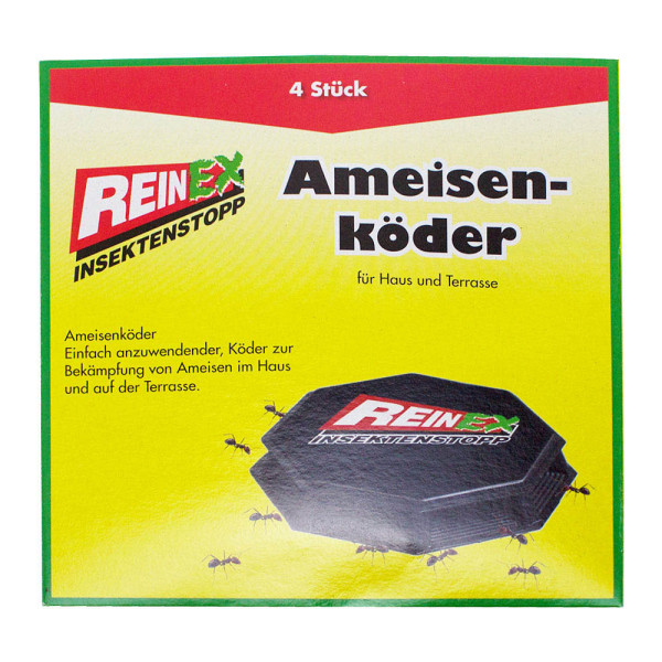 4068400013545 - Reinex Ameisenköder Zur Bekämpfung von Ameisen im Haus auf der Terrassse und Wegen 1 Packung = 4 Stück 4068400013545 - Reinex Ameisenköder Zur Bekämpfung von Ameisen im Haus auf der Terrassse und Wegen 1 Packung = 4 Stück