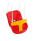 Babyschaukel rot Kunststoff