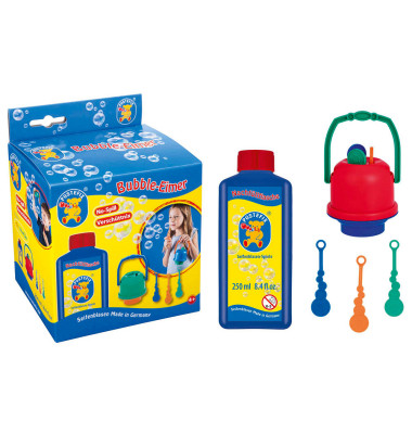 Seifenblasen Bubble-Eimer und Wasserball