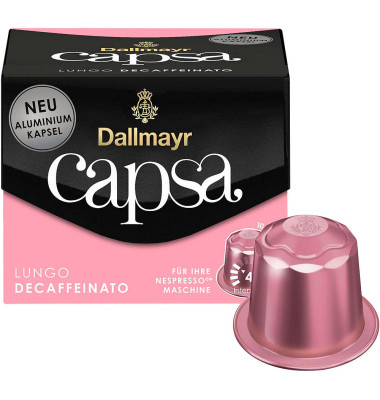 Capsa Lungo Decaffeinato Kaffeekapseln 10 Portionen