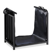 Kaminholzkorb schwarz 51,0 x 37,0 x 50,0 cm