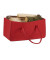 Kaminholztasche 27,0 l rot 25,0 x 50,0 x 25,0 cm