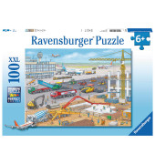 XXL Baustelle am Flughafen Puzzle 100 Teile