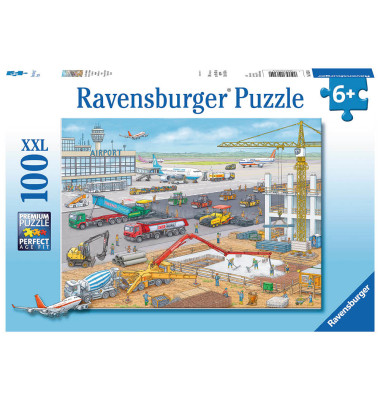 XXL Baustelle am Flughafen Puzzle 100 Teile XXL Baustelle am Flughafen Puzzle 100 Teile
