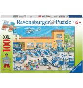 XXL Polizeirevier Puzzle 100 Teile