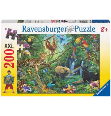 XXL Tiere im Dschungel Puzzle 200 Teile XXL Tiere im Dschungel Puzzle 200 Teile