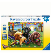 XXL Hunde Picknick Puzzle 100 Teile
