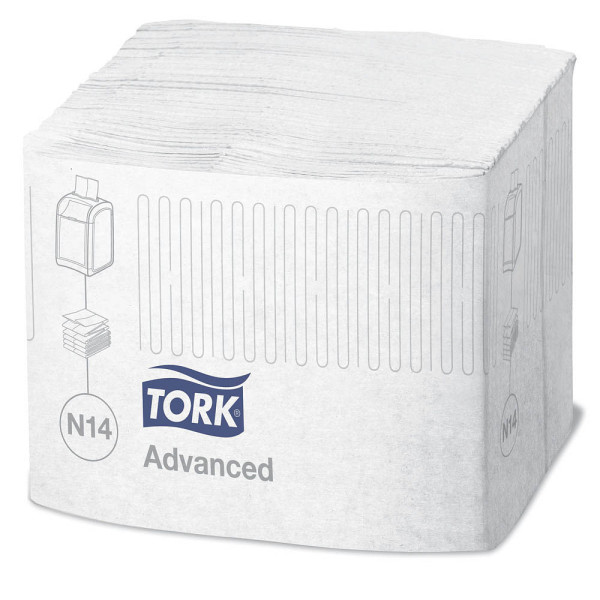 Tork Servietten Xpressnap Fit 15830, weiß / Uni, 2-lagig, 16,5x21,3cm 7322541071831 Tork 720 Stück