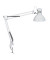 study Schreibtischlampe weiß mit Tischklemme