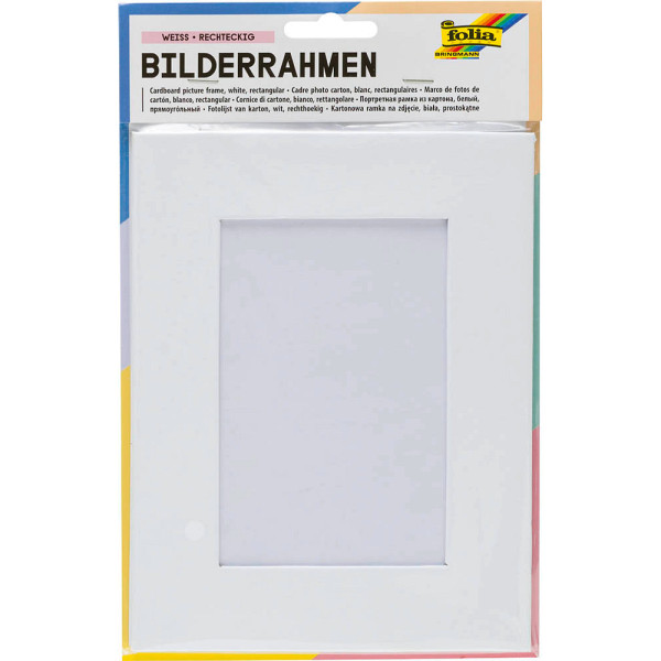 4001868024463 - Bilderrahmen-Set aus Pappe 10 x 15 cm weiß 4001868024463 - Bilderrahmen-Set aus Pappe 10 x 15 cm weiß
