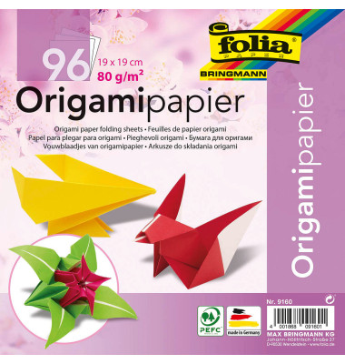 Faltblätter Origami