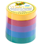 Washi Tape UNI BASIC Deko-Klebeband matt 10,0 mm x 10,0 m