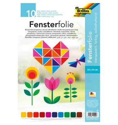 folia Fensterfolie farbig 23x33cm - Bürobedarf Thüringen