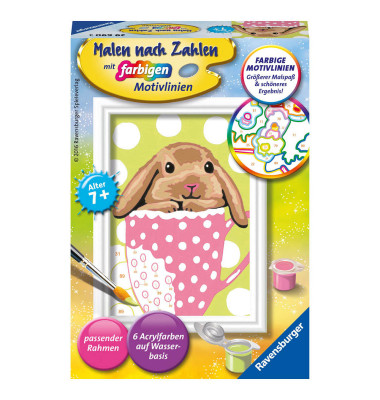 Malen-nach-Zahlen Süßes Schlappohr Malen-nach-Zahlen Süßes Schlappohr