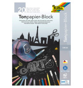 20 Zeichenblock schwarz DIN A4