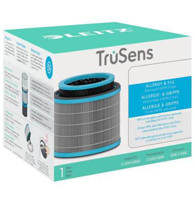 TruSens ALLERGIE & GRIPPE HEPA-Filter für Luftreiniger Z-2000, Z-2500
