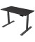 Sitz-Steh-Schreibtisch Smart office, elektrisch höhenverstellbar, 63-127cm (H), 120x65cm (BxT), rechteckig, anthrazit / anthrazi