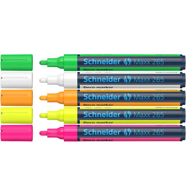 Maxx 265 Kreidemarker farbsortiert 2,0 - 3,0 mm Maxx 265 Kreidemarker farbsortiert 2,0 - 3,0 mm