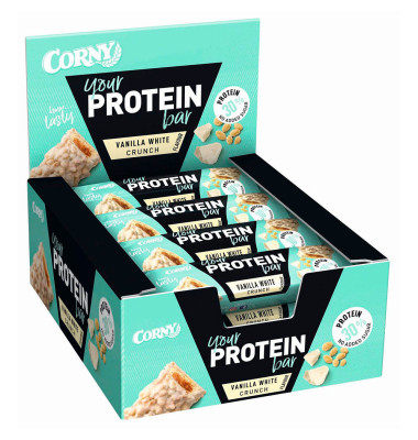 Your Protein bar Vanilla White Crunch Proteinriegel  