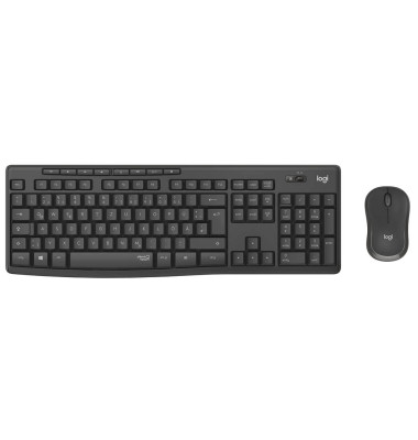 MK295 Tastatur-Maus-Set kabellos schwarz