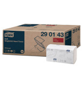 Falthandt&uuml;cher H3 Soft Advanced 290143, 23x23cm, 2-lagig, Zickzack (V-Falz), wei&szlig;, Recyclingpapier