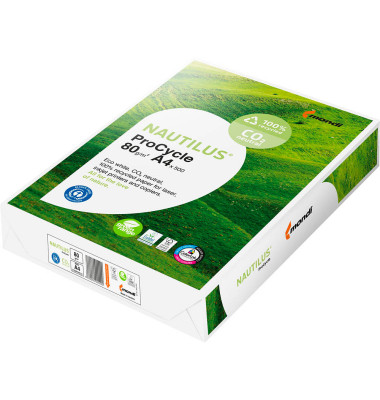 Recyclingpapier ProCycle 801057A80S A4 80g weiß 98er Weiße 