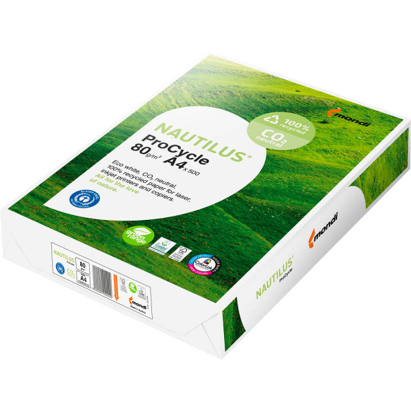 9003974454412 - Recyclingpapier ProCycle 801057A80S A4 80g weiß 98er Weiße 9003974454412 500 Blatt 9003974454412 - Recyclingpapier ProCycle 801057A80S A4 80g weiß 98er Weiße 9003974454412 500 Blatt