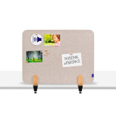 ELEMENTS Tischtrennwand beige 80,0 x 60,0 cm