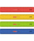 Lineal 20,0 cm, rot, gelb, grün oder blau