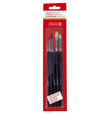 ErgoLine Pinsel-Set 5-teilig ErgoLine Pinsel-Set 5-teilig