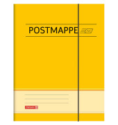 Sammelmappe Postmappe gelb