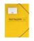 Eckspanner Postmappe gelb