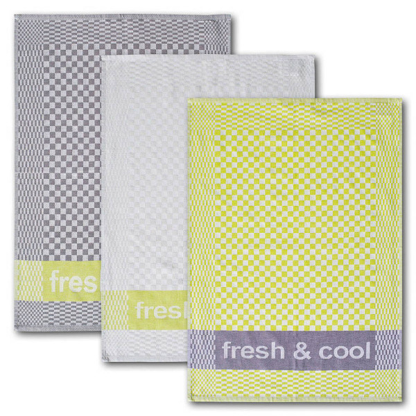 4021523145456 - Dyckhoff Geschirrtücher fresh & cool grün 50 x 70 cm 3 St 4021523145456 - Dyckhoff Geschirrtücher fresh & cool grün 50 x 70 cm 3 St