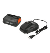 Werkzeugakku P4A-PBA-18V/45 14906-20 Lithium-Ionen-Akku 2,5Ah 18Volt + Schnellladegerät AL-1830-CV