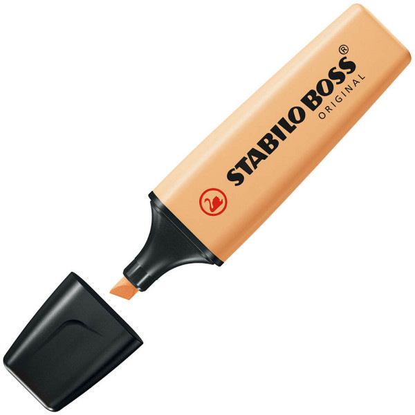 4006381566025 - Textmarker BOSS ORIGINAL Pastel 70 125 orange 2-5mm Keilspitze 4006381566025 Stabilo