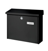 Briefkasten Amsterdam schwarz