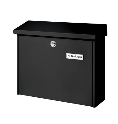 Briefkasten Amsterdam schwarz