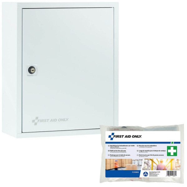 4027521523661 - Medizinschrank DIN 13157 weiß 4027521523661 FIRST AID ONLY 4027521523661 - Medizinschrank DIN 13157 weiß 4027521523661 FIRST AID ONLY