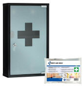 Medizinschrank DIN 13157 schwarz