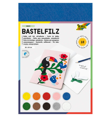 Bastelfilz selbstklebend