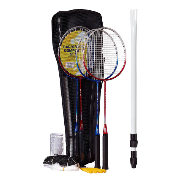 4009197411534 - Federball Set Erwachsene und Kinder I Badminton Set bestehend aus Netz 4 Schlägern 3 Badmintonbällen und Tasche I Federball Set Kinder I Badminton Netz und Schläger für den Garten 4009197411534 - Federball Set Erwachsene und Kinder I Badminton Set bestehend aus Netz 4 Schlägern 3 Badmintonbällen und Tasche I Federball Set Kinder I Badminton Netz und Schläger für den Garten
