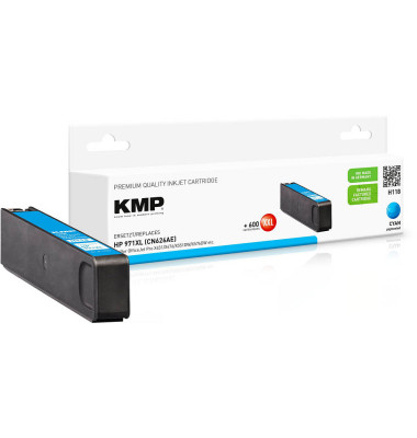 H118 cyan Tintenpatrone ersetzt HP 971XL (CN626AE)