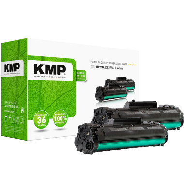 2 H-T152D schwarz Toner ersetzen HP 78A (CE278AD)