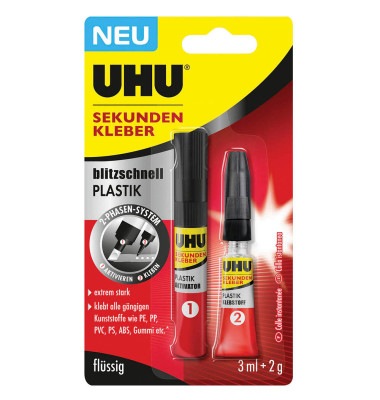 Sekundenkleber 46140 Plastik