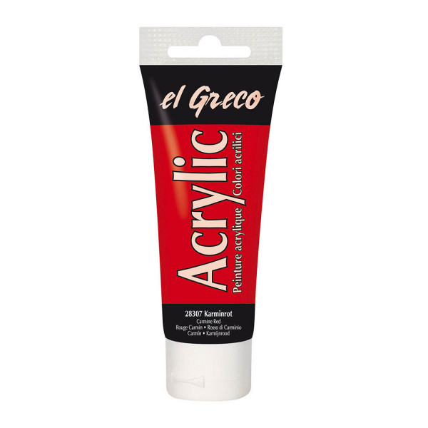 4000798283070 - El Greco Acrylic Tube karminrot75 ml Künstlerfarben - Kreul 4000798283070 - El Greco Acrylic Tube karminrot75 ml Künstlerfarben - Kreul