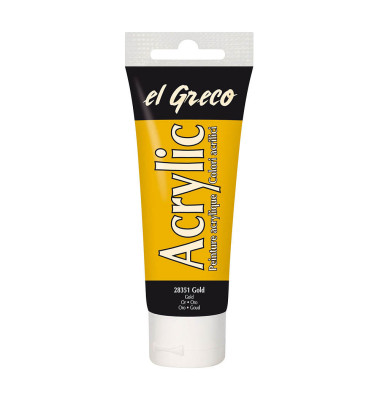 el Greco Acrylfarbe gold el Greco Acrylfarbe gold
