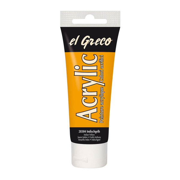 4000798283049 - El Greco Acrylic Tube indischgelb 75 ml Künstlerfarben - Kreul 4000798283049 - El Greco Acrylic Tube indischgelb 75 ml Künstlerfarben - Kreul