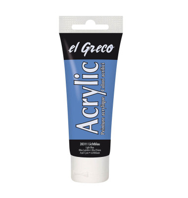 el Greco Acrylfarbe lichtblau