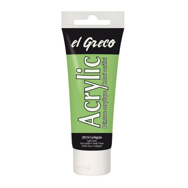 4000798283148 - El Greco Acrylic Tube lichtgrün 75 ml Künstlerfarben - Kreul 4000798283148 - El Greco Acrylic Tube lichtgrün 75 ml Künstlerfarben - Kreul
